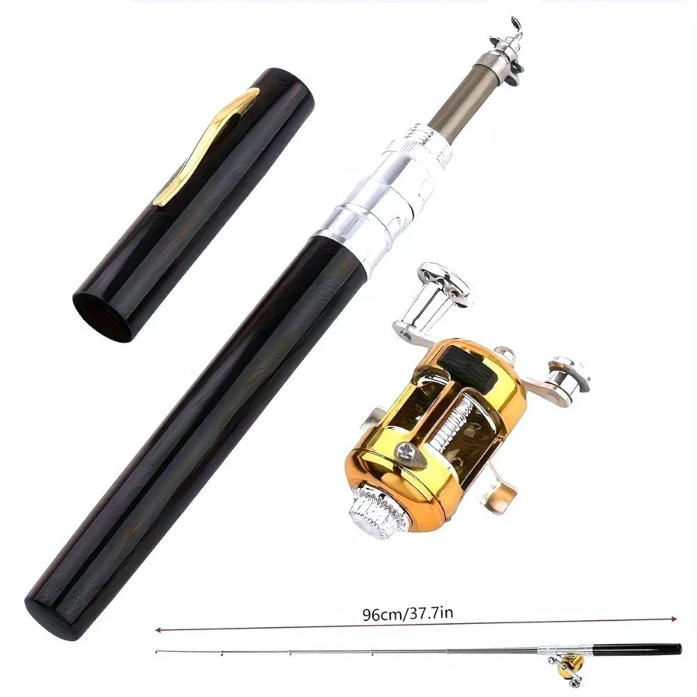 1-black-portable-pen-style-super-mini-fishing-rod-may-be-shipped-via-yuntu-logis 1 Black Portable Pen Style Super Mini Fishing Rod, May Be Shipped Via Yuntu Logistics, Banned From Sale On Amazon Temu Platform