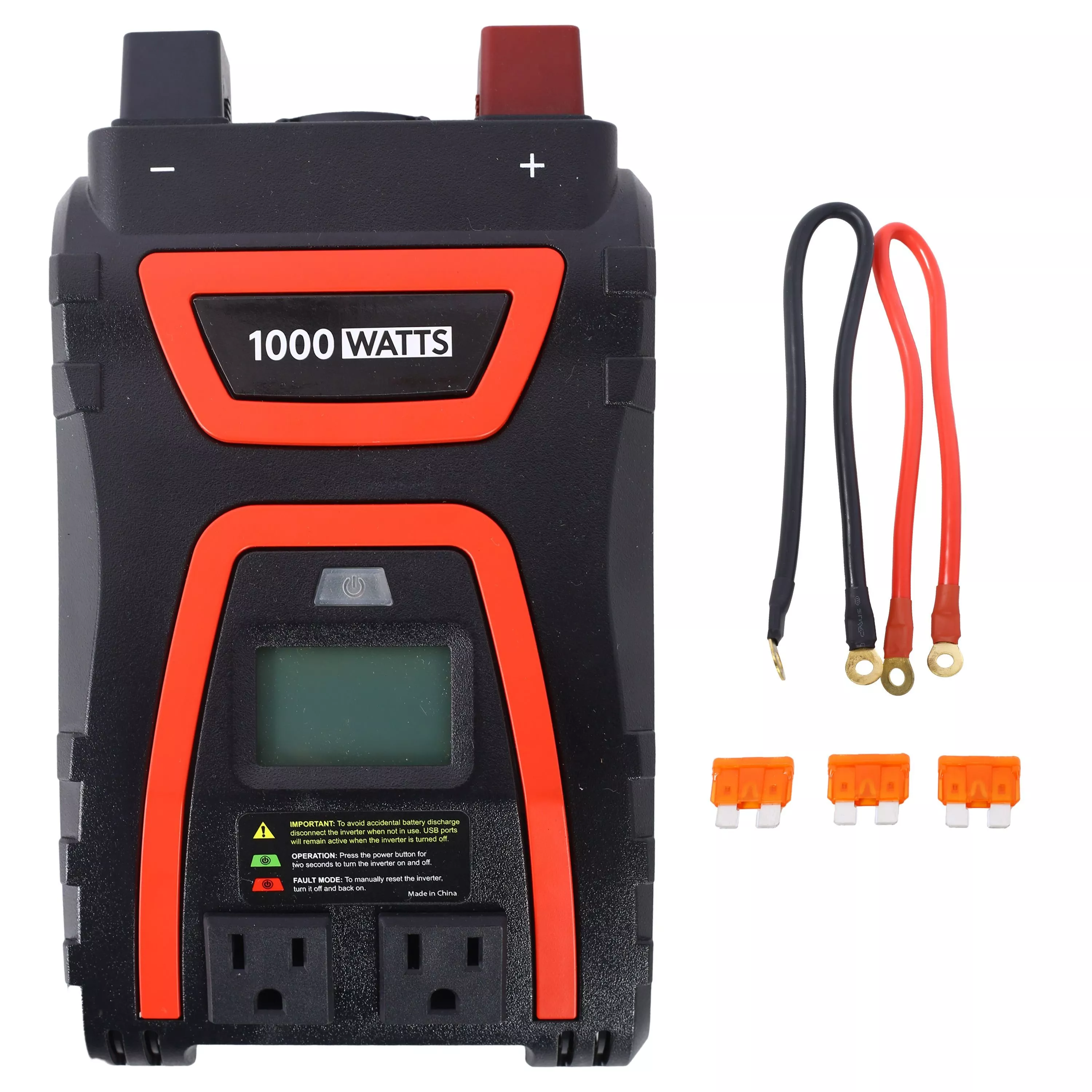 1000 Watts Power Inverter Modified Sine Wave Car LED Display , Portable AC Power Emergencies, Job Sites, Trucks Boats Off Grid RV Camping