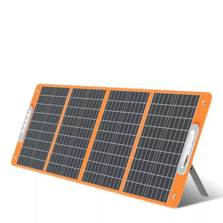 100W 18V Portable Solar Panel;Flashfish Foldable Solar Charger with5V USB 18V DC Output Type-C Output Compatible with Portable Generator;Sm