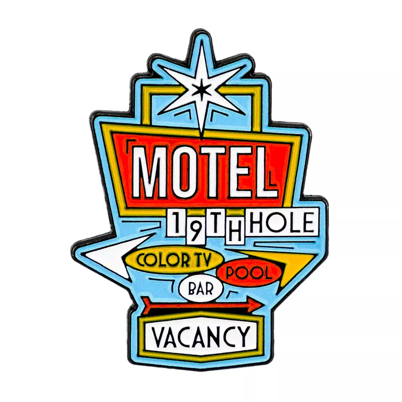 19th-hole-motel-sign-ball-marker 19th Hole Motel Sign Ball Marker