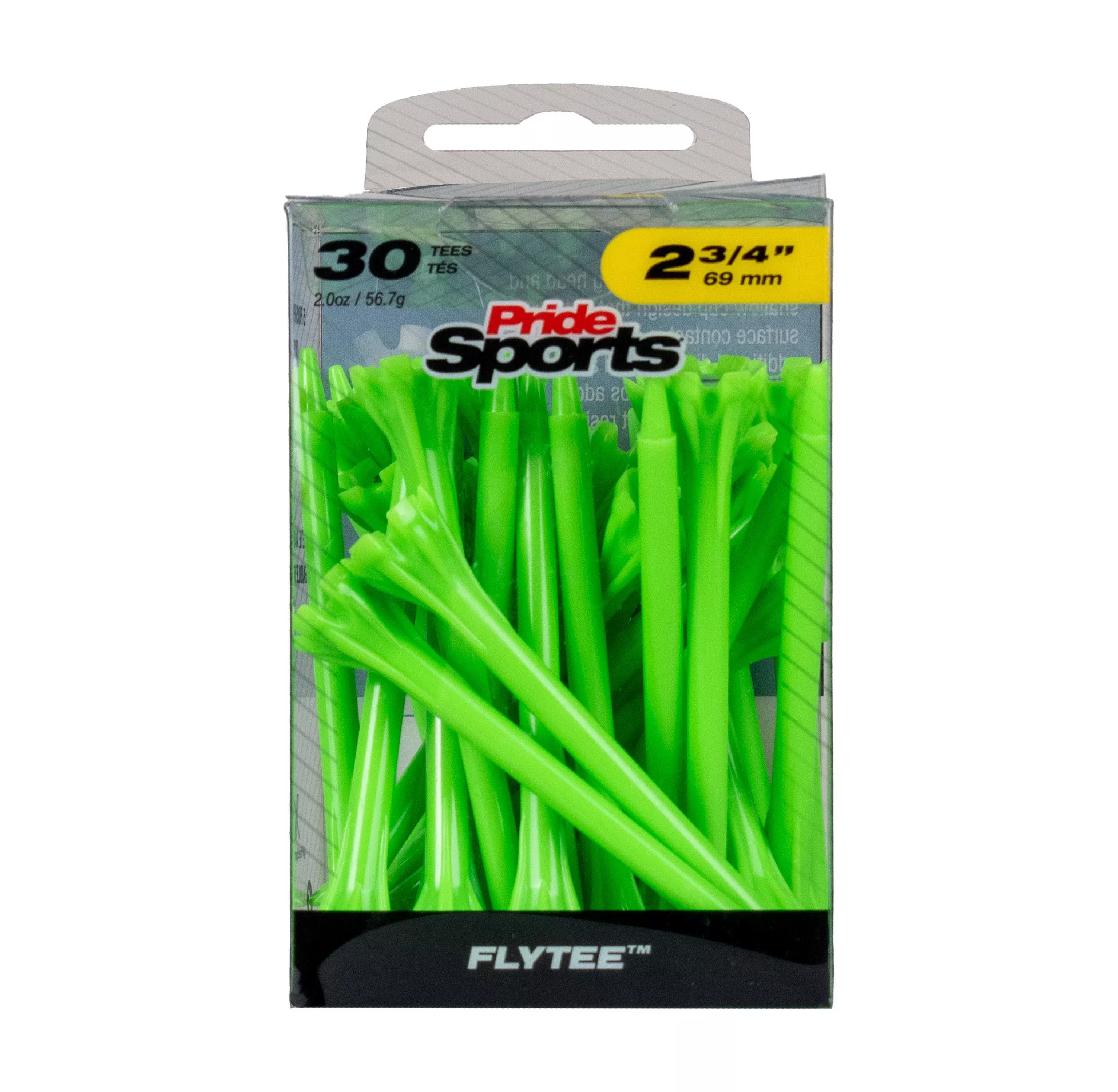 2-3-4-lime-green-champ-fly-tees-30-pack 2 3/4" Lime Green Champ Fly Tees -30 Pack