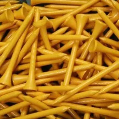 2 3/4" Wood Tees (100 Pack) Dark Yellow