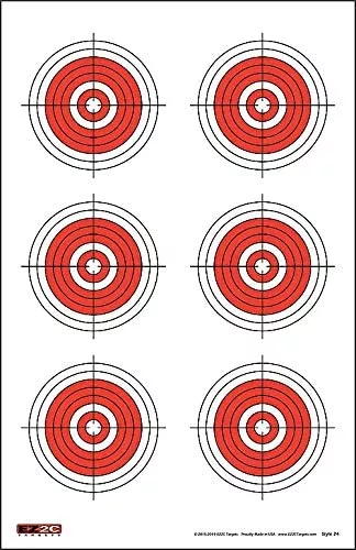 25-50-75-yard-long-range-shooting-paper-targets-pack-50 25, 50, 75 Yard Long Range Shooting Paper Targets (Pack of 50)