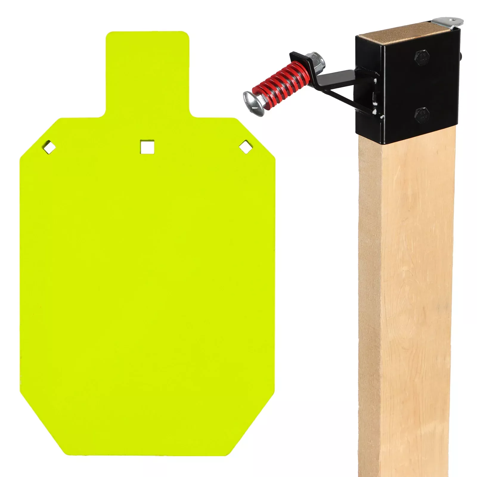 3/8" Thick 10" X 16" Torso + 2X4 Target Mount Kit