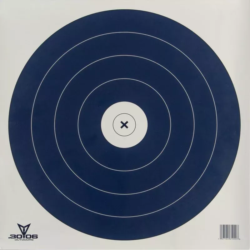 .30-06 Outdoors 30-06 Paper Targets Single Spot 40cm Indoor Target Face