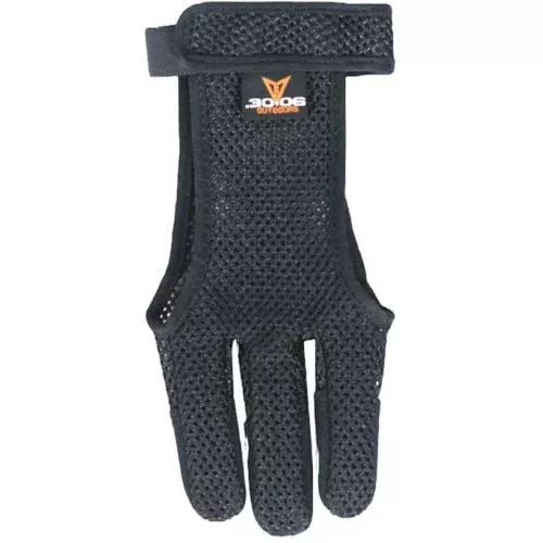 30-06 Outdoors Mesh Shooting Glove 3 Finger Medium Black