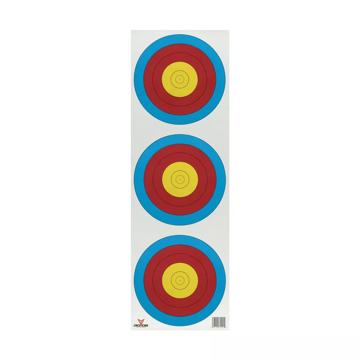 30-06-outdoors-vertical-3-spot-paper-target-100ct .30-06 Outdoors Vertical 3 Spot Paper Target 100ct