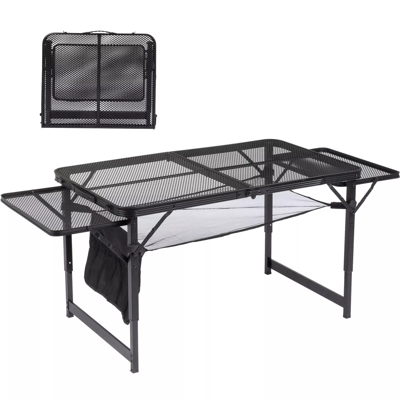 4-7ft-black-outdoor-folding-table 4.7ft Black Outdoor Folding Table