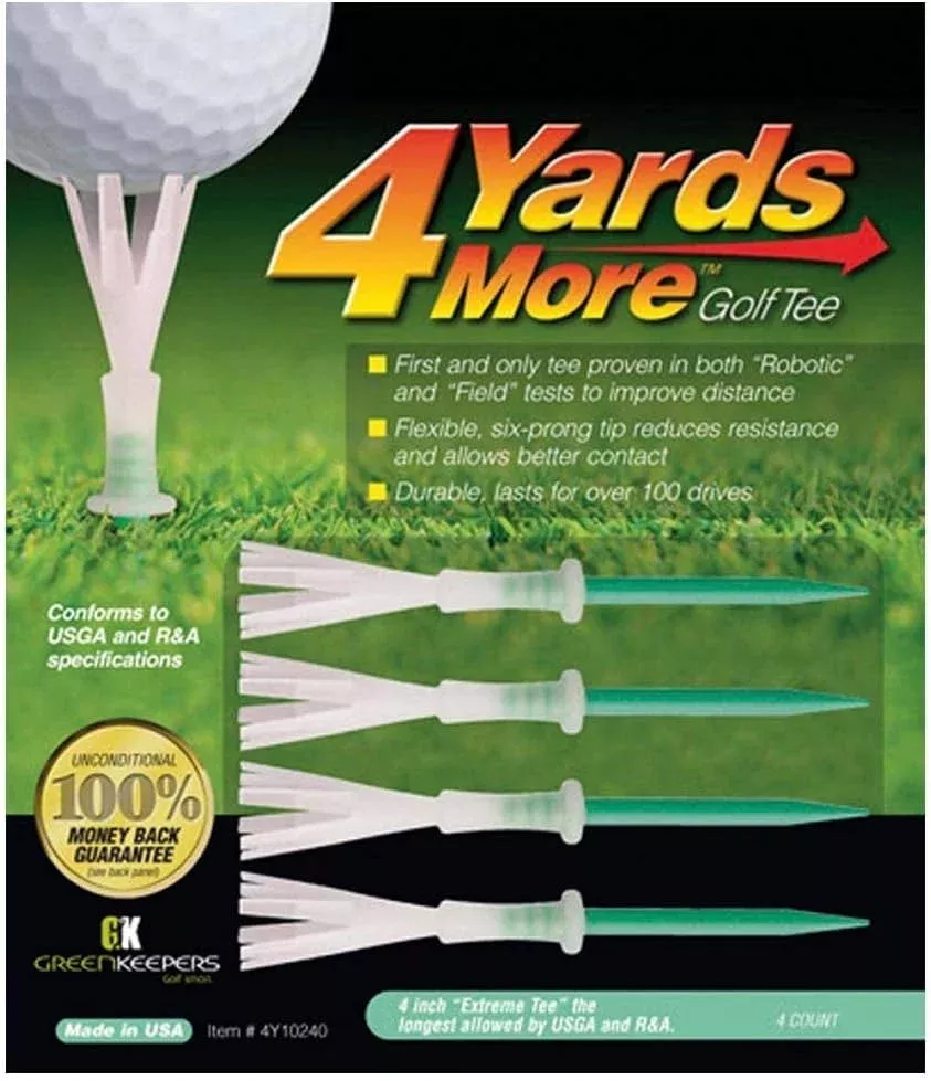 4-yards-more-4-4-count-green-tees 4 Yards More 4" - 4 Count Green Tees