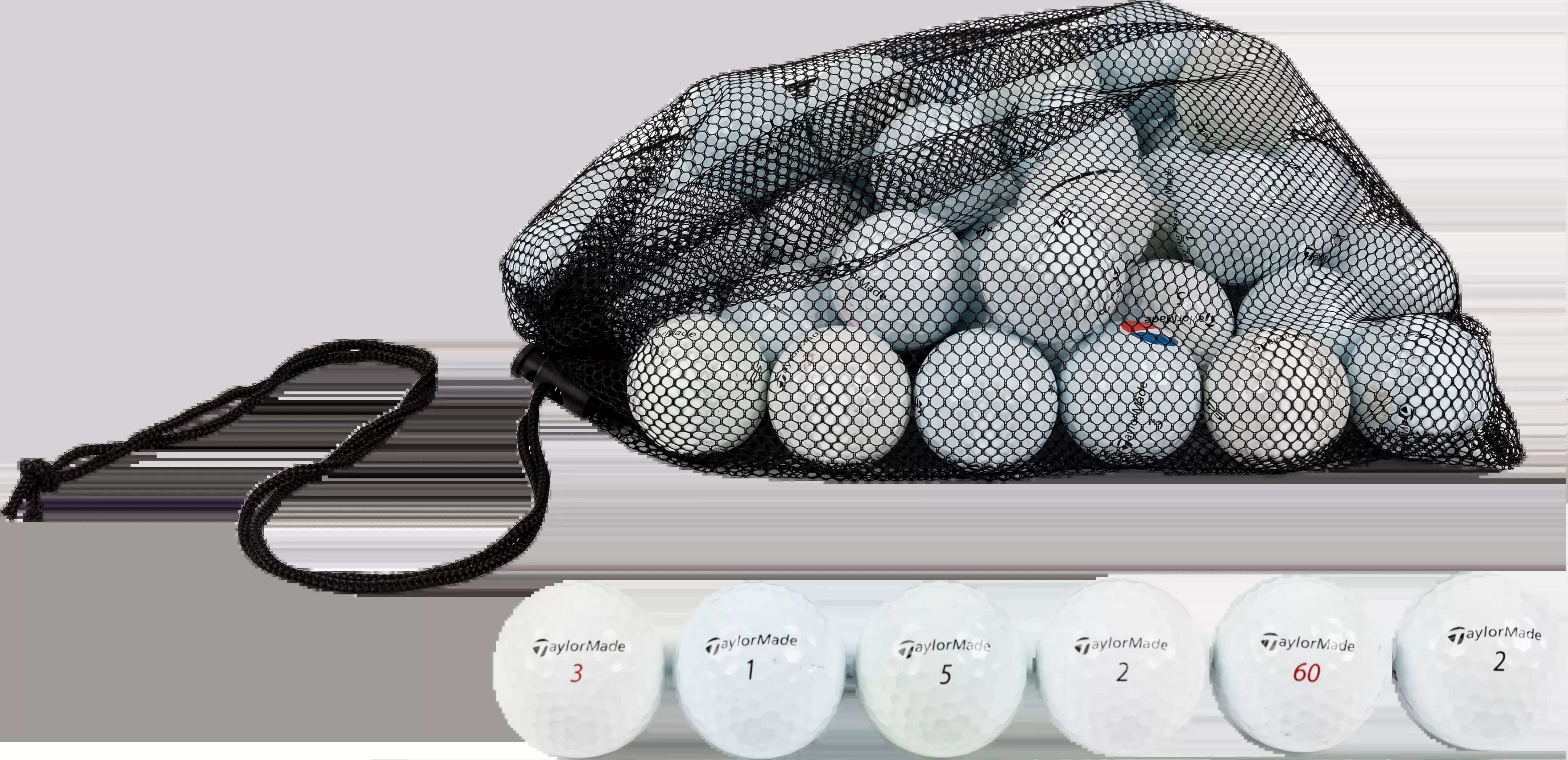 48 TaylorMade TP5 Golf Ball Mesh Bag Mix