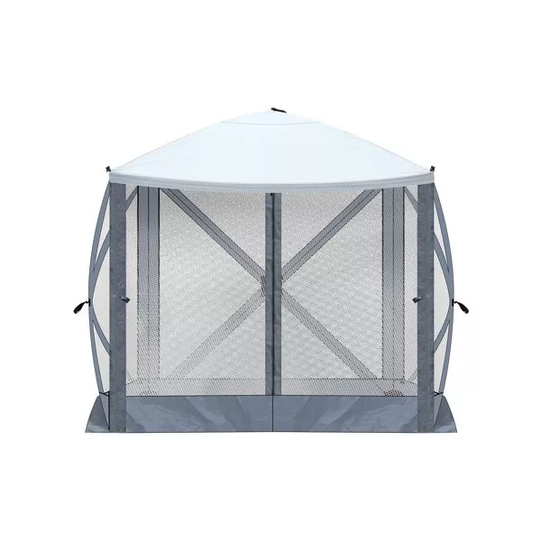 6-8x7-2ft-light-gray-dark-gray-contrasting-quadrilateral-automatic-folding-tent 6.8X7.2ft Light Gray And Dark Gray Contrasting Quadrilateral Automatic Folding Tent