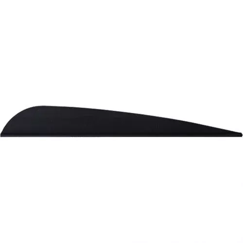 AAE Trad Vanes 4 in Black 50 pk