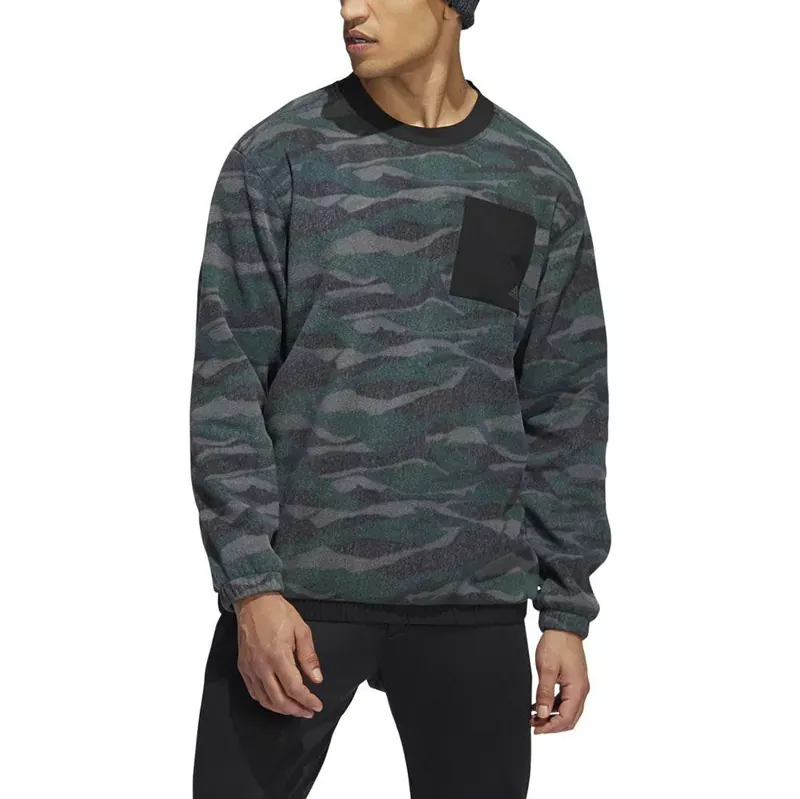 Adidas Texture Print Crewneck