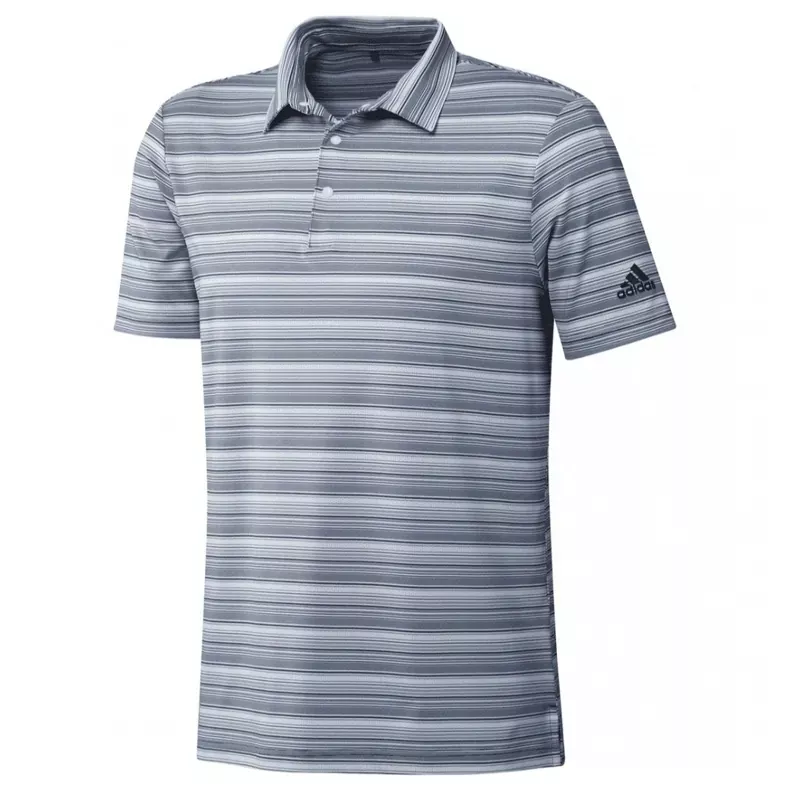 adidas-ultimate-365-heather-snap-golf-shirt-gm0230 adidas Ultimate 365 Heather Snap Golf Shirt GM0230