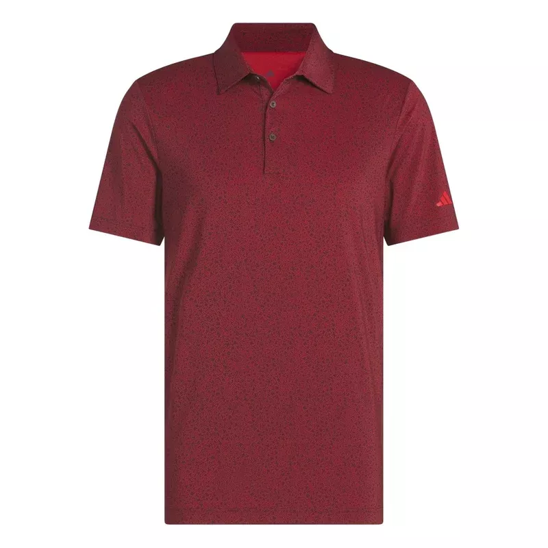 adidas Ultimate365 Mini Bunker Polo Shirt – Aurora Ruby