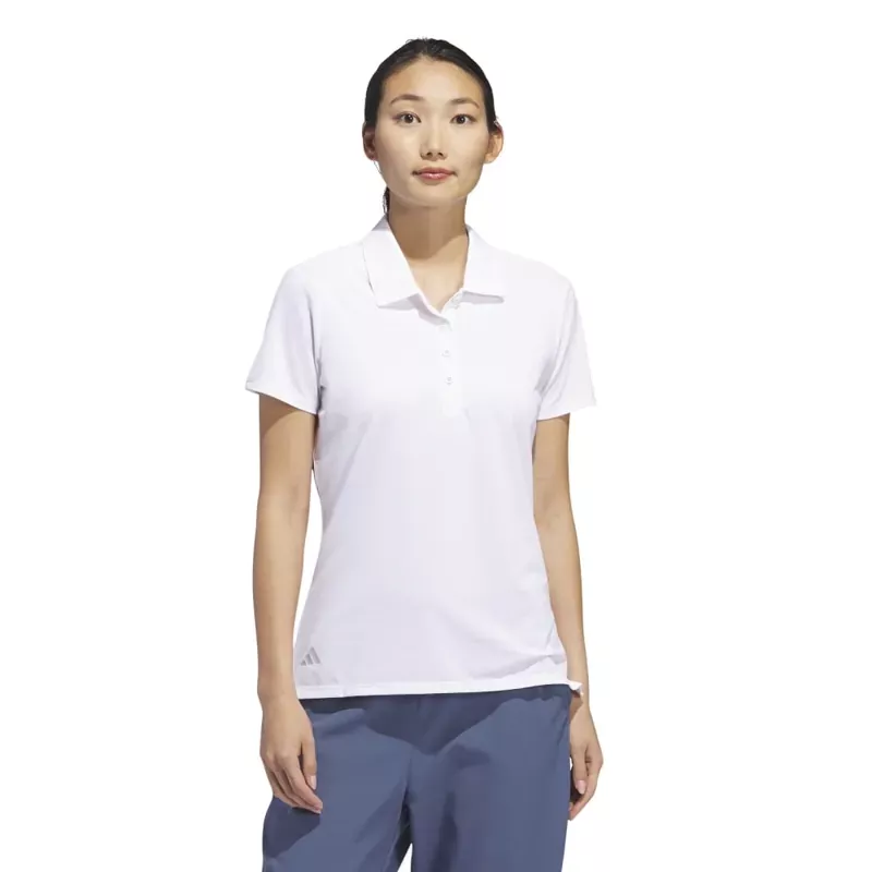 adidas-women-s-ultimate365-solid-polo-24-white Adidas Women’s Ultimate365 Solid Polo 24 – White