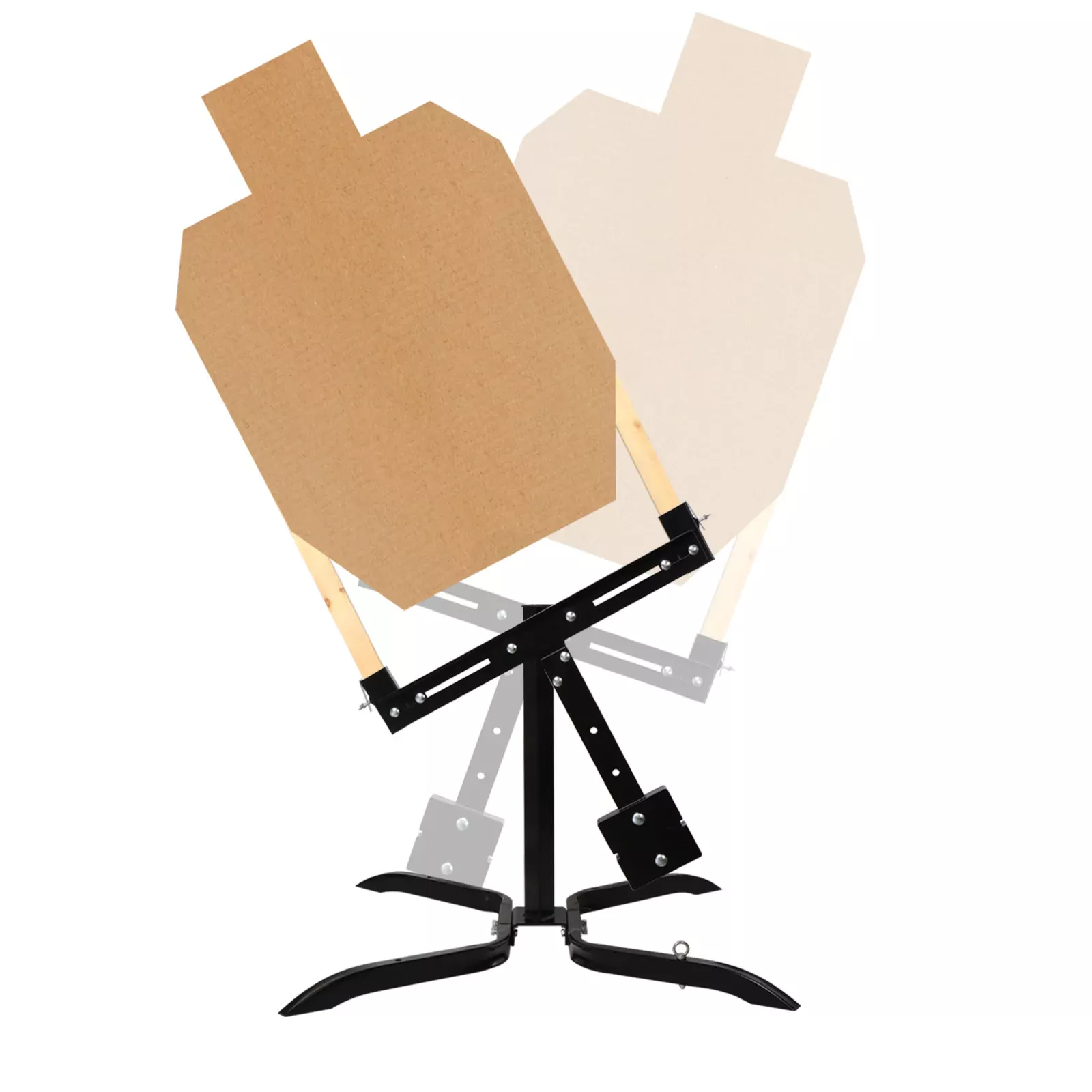 adjustable-swinger-target-stand-paper-cardboard-silhouette-shooting-target Adjustable Swinger Target Stand for Paper & Cardboard Silhouette Shooting Target