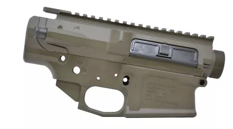 Aero Precision M5 Threaded Assembled Receiver Set .308 Win OD Green Cerakote AR-10 Lower Receiver Set