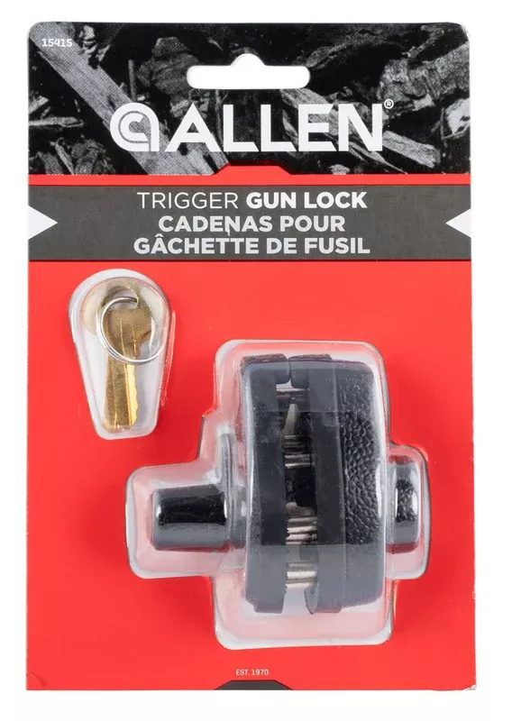 Allen Keyed Trigger Gun Lock Keyed Black