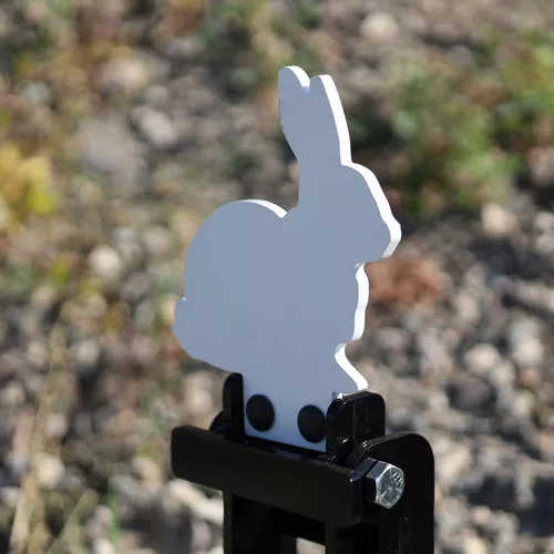 ar500-steel-bush-bunny-gravity-popper-rifle-target-3-8 AR500 Steel Bush Bunny Gravity Popper Rifle Target, 3/8"