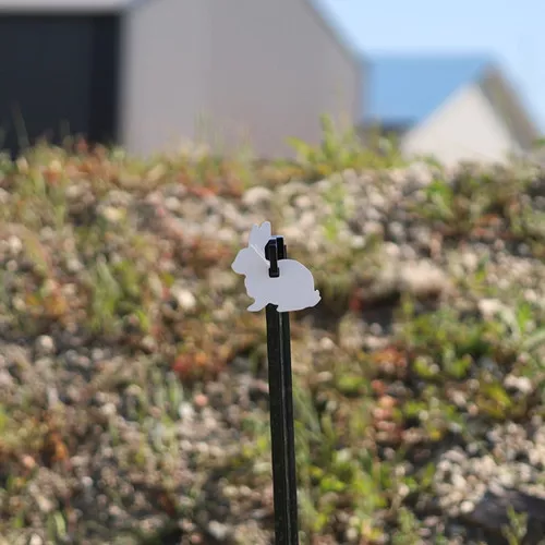 AR500 Steel Rimfire Silhouette Bunny Target 1/4" Half Size