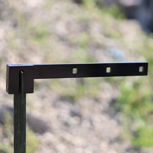 ar500-steel-t-post-side-hanger-3-8-thick-15-target-mount AR500 Steel T-Post Side Hanger 3/8" Thick 15" Target Mount