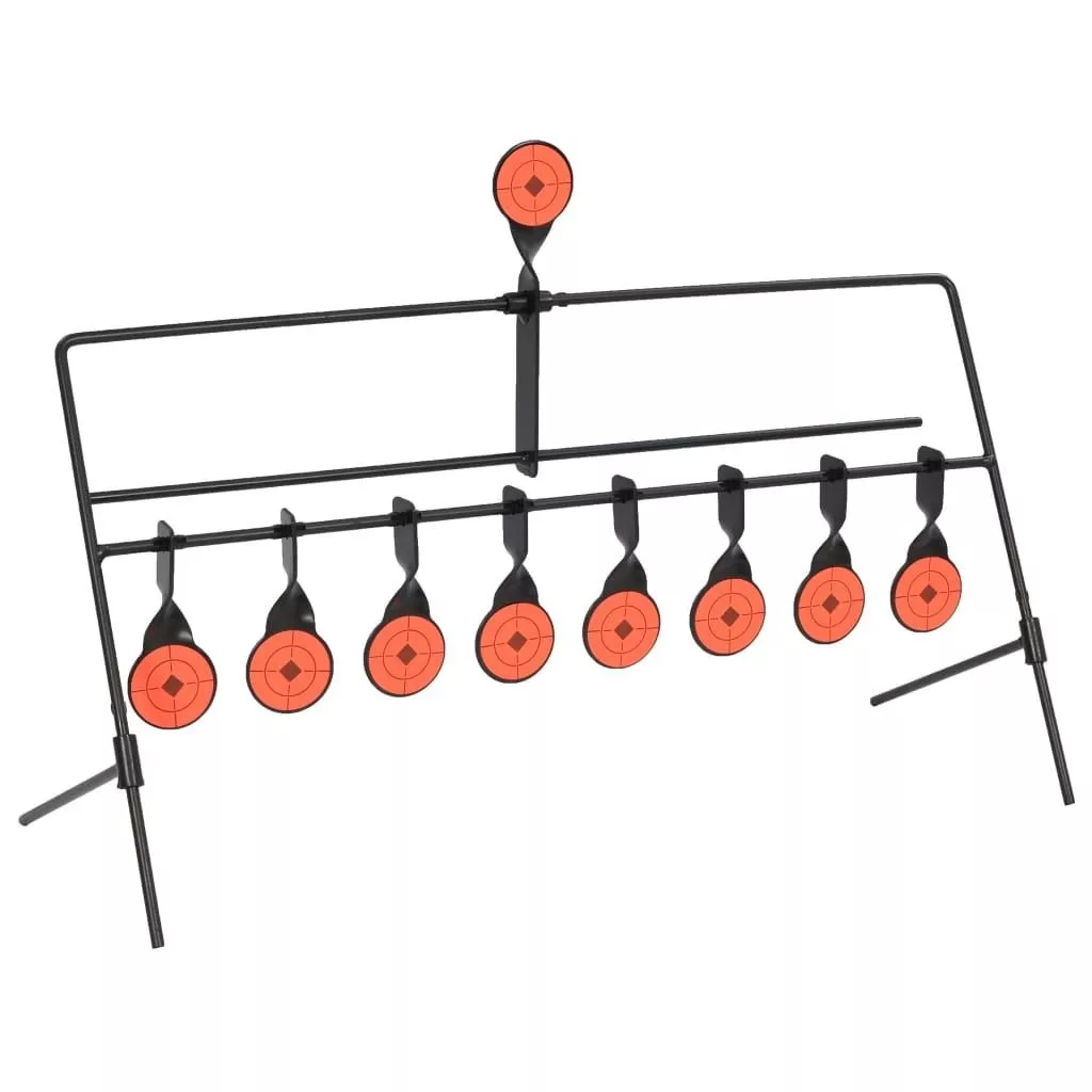 auto-reset-trainer-shooting-target-with-8-1-targets Auto Reset Trainer Shooting Target with 8 + 1 Targets