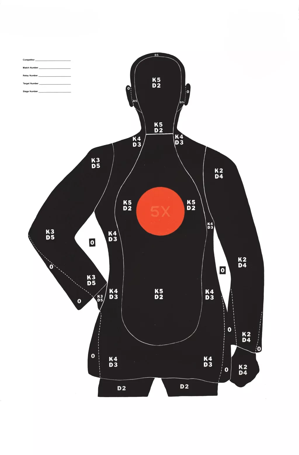 B-21R-G Paper Target