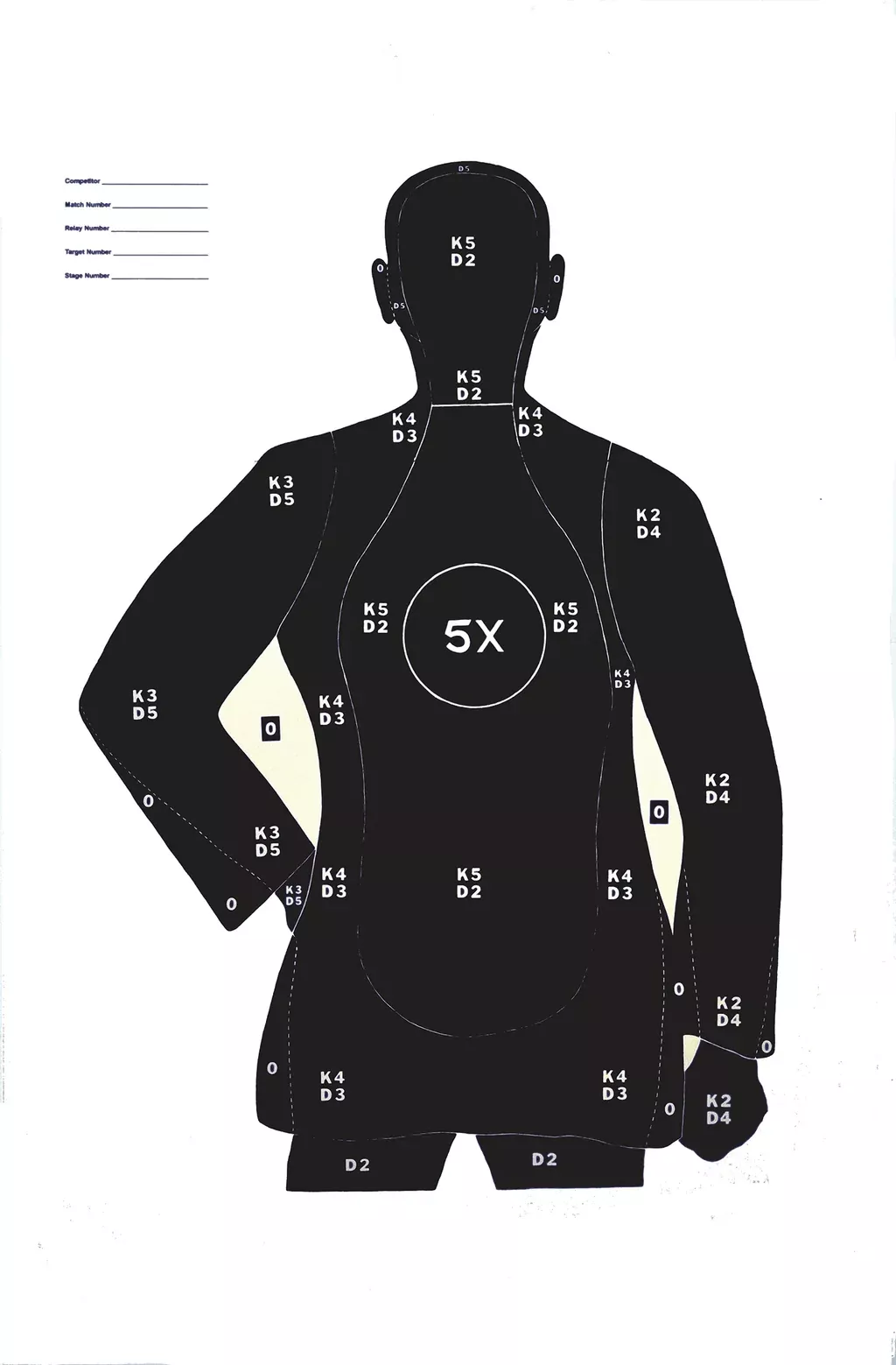 b-21xr-black-paper-target B-21XR Black Paper Target