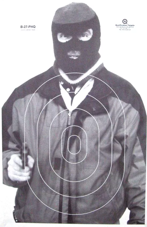 B-27-PHQ Paper Target