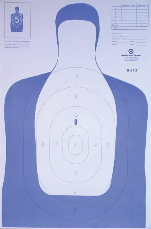 b-27-q-paper-target B-27-Q Paper Target