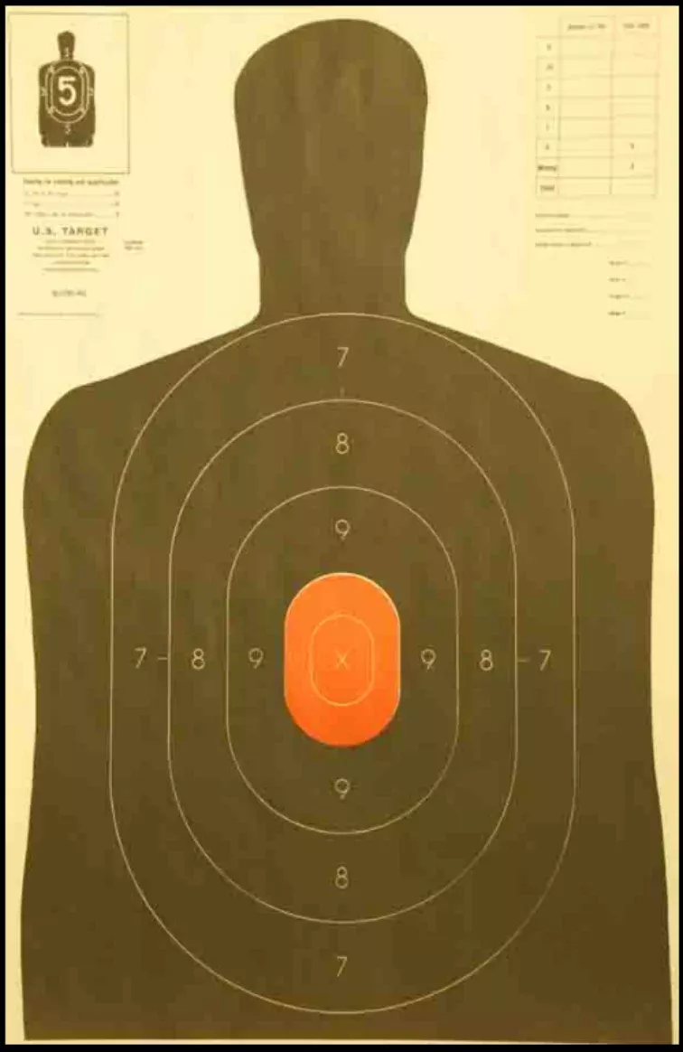 b-27e-silhouette-targets-with-orange-center-23-x35 B-27E Silhouette Targets with Orange Center 23"x35"