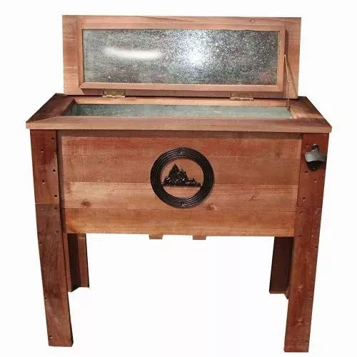 Backyard Expressions 45 Quart Patio Rustic Mountain Cooler Cheaper