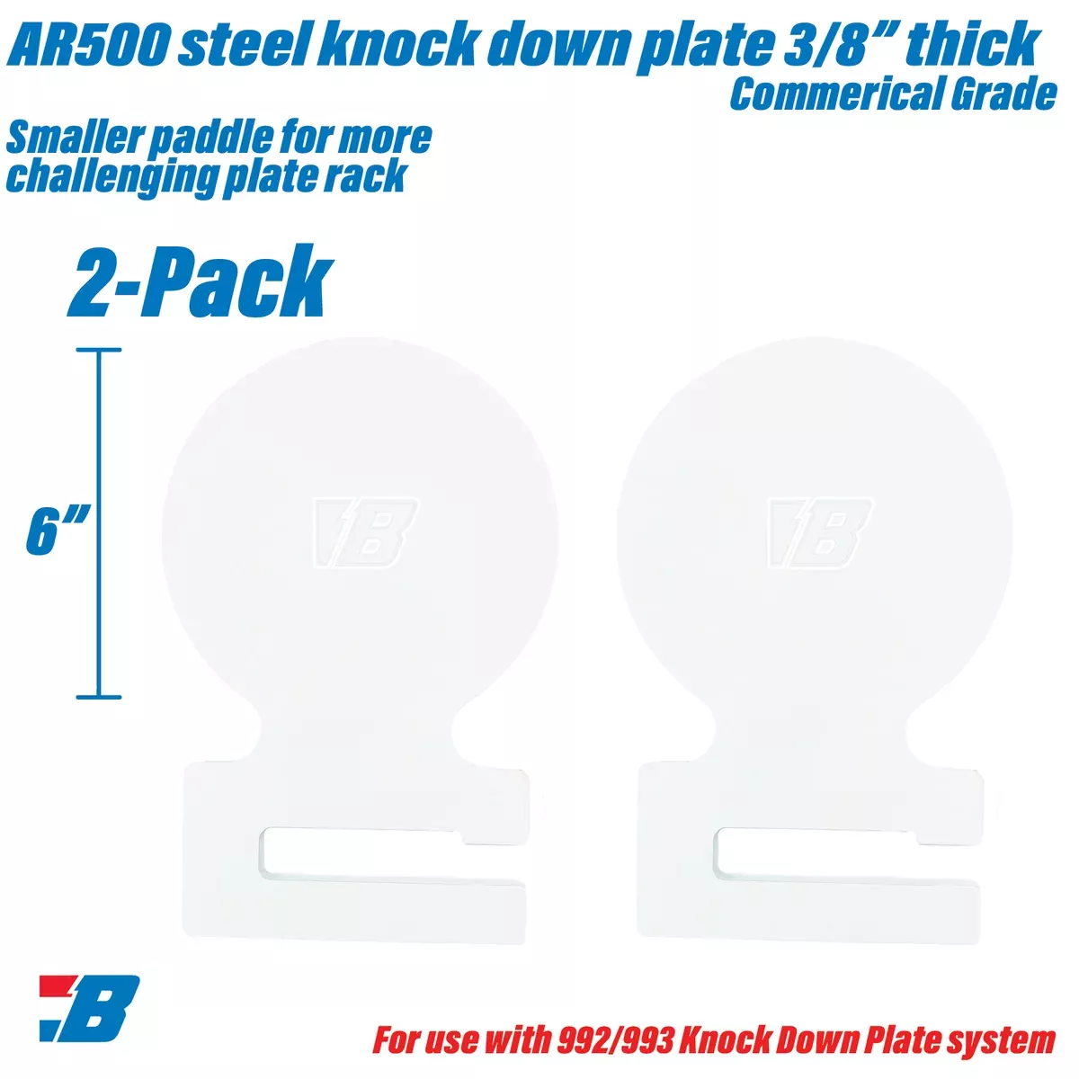 bash-target-6-challenge-knock-down-paddle-3-8 Bash Target 6" Challenge Knock Down Paddle - 3/8"