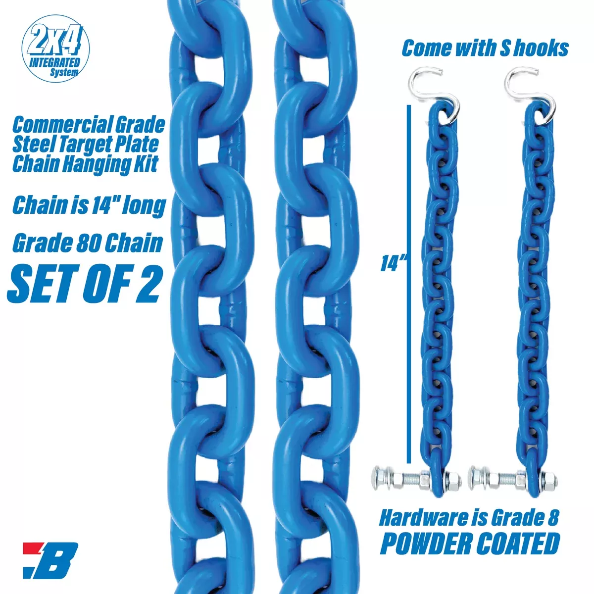 bash-targets-chain-hanging-kit-3-8-grade-80-14 Bash Targets Chain Hanging Kit-3/8" Grade 80 14"