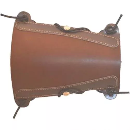 Bateman Traditional Leather Armguard Brown