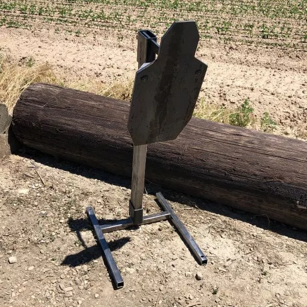 bc-c-zone-target-with-new-improved-no-weld-2-4-bracket-base BC-C Zone target with NEW and IMPROVED “no weld” 2×4 bracket and Base
