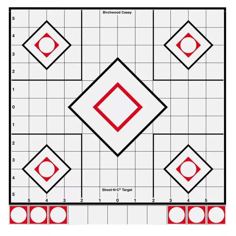 birchwood-casey-shoot-n-c-sight-in-target-5-targets Birchwood Casey Shoot-N-C Sight-In Target 5 Targets