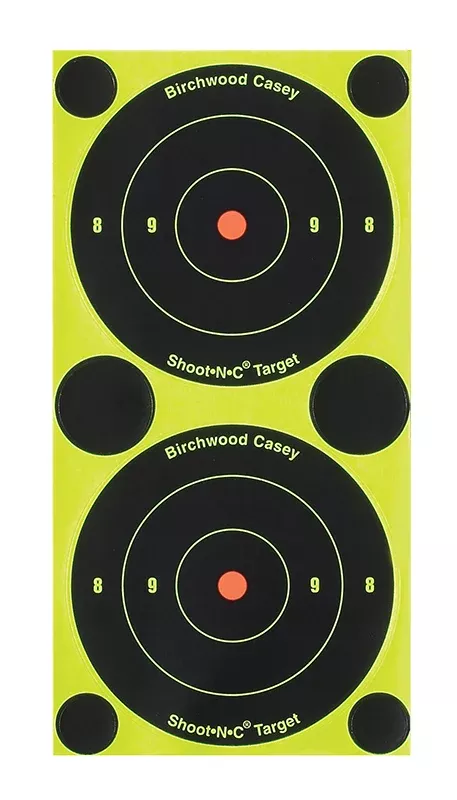 birchwood-casey-shootncselfadhesive-paper-bullseye-black-yellow-24-pack Birchwood Casey ShootNCSelfAdhesive Paper Bullseye Black & Yellow 24 Pack