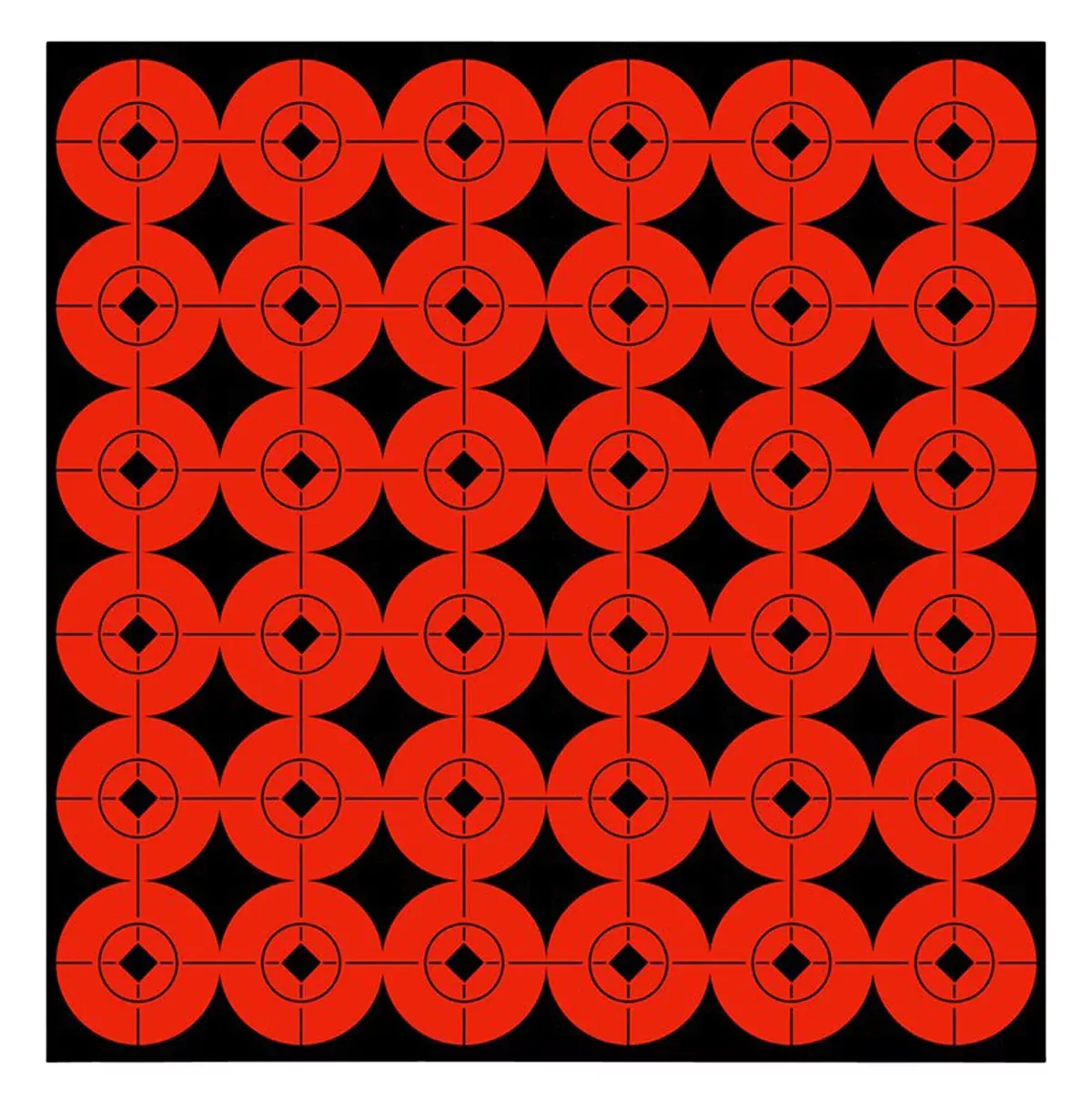 birchwood-casey-target-spotsselfadhesive-paper-bullseye-black-orange-36-pack Birchwood Casey Target SpotsSelfAdhesive Paper Bullseye Black & Orange 36 Pack