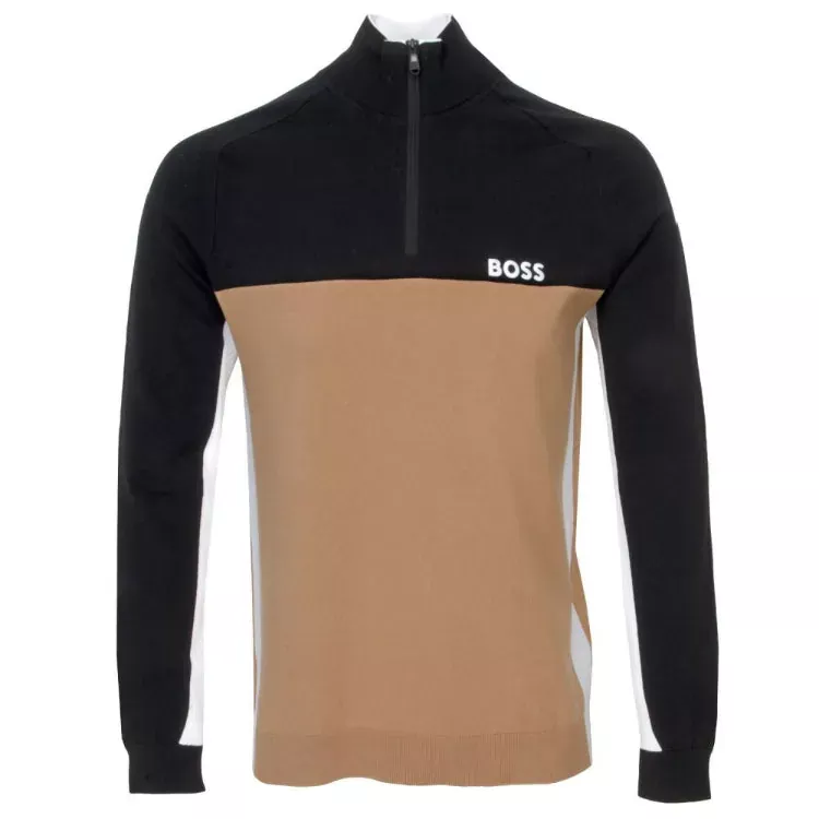 boss-k-hydro-x-1-zip-neck-golf-pullover BOSS K Hydro-X 1 Zip Neck Golf Pullover