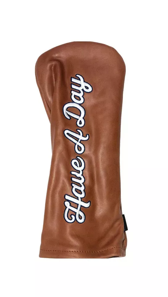 Breezy Have a Day Premium Leather Driver Headcover