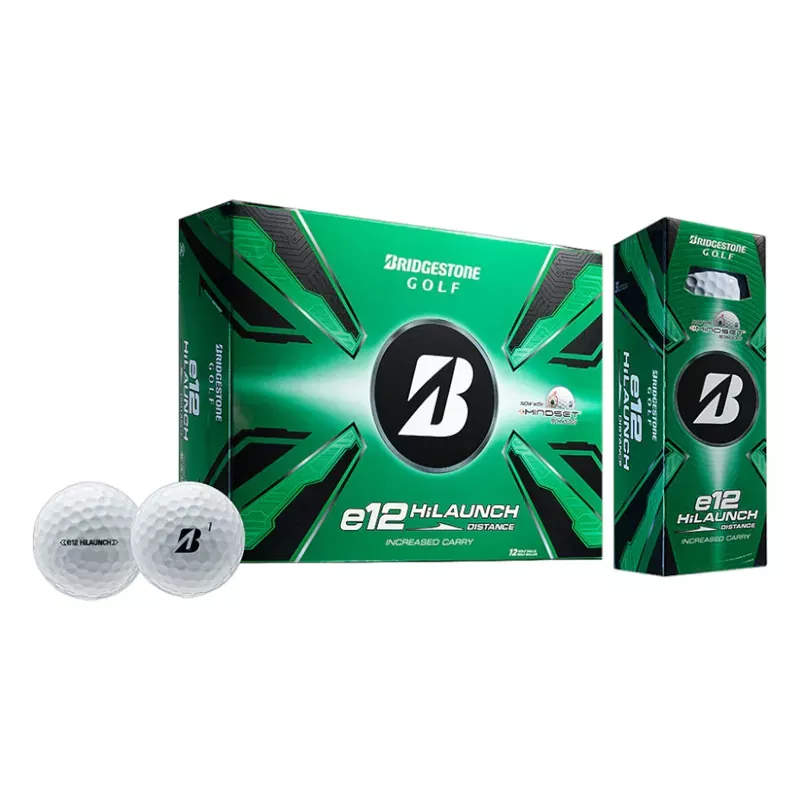 bridgestone-e12-hilaunch-mindset-golf-balls-white Bridgestone e12 HiLaunch Mindset Golf Balls | White