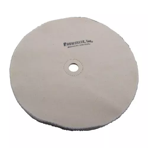 Brownells 10in Loose Muslin Wheel 3/4in Arbor
