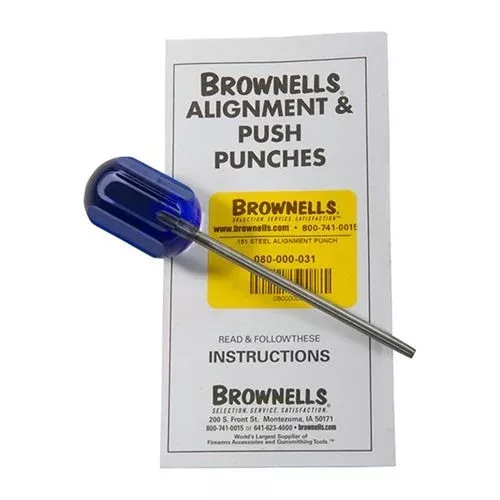 Brownells Alignment & Push Punch Steel .151″ Diameter