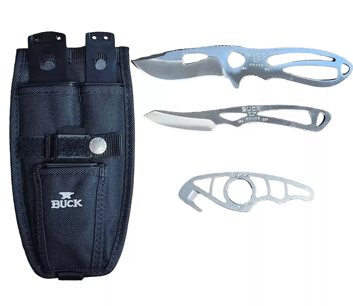 buck-knives-paklite-field-master-knife-set-with-nylon-case Buck Knives Paklite Field Master Knife Set with Nylon Case