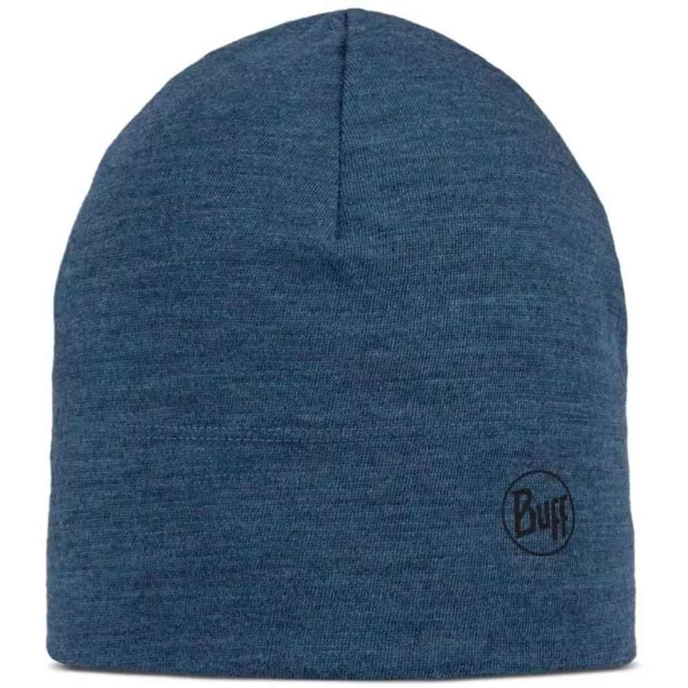 Buff Merino Midweight Beanie - Melange Tempest