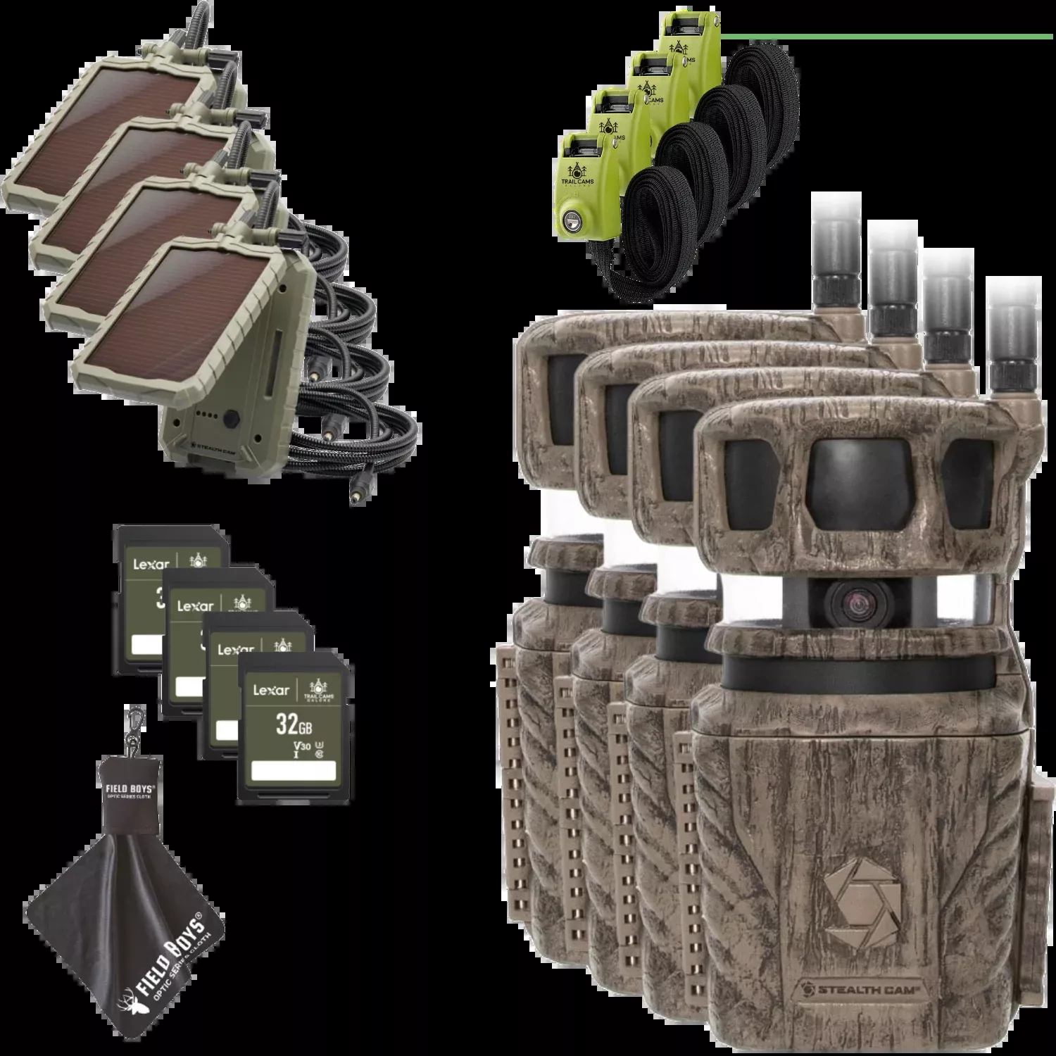 BUY 4 & SAVE! REVOLVER 360° CELLULAR TRAIL CAMERA Bundle