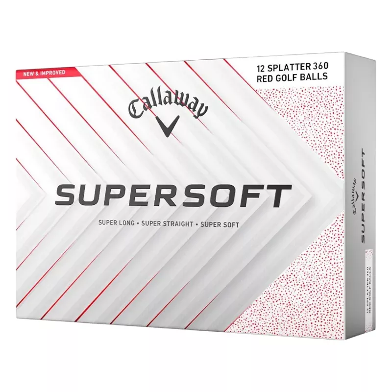 callaway-2026-supersoft-splatter-golf-balls-red Callaway 2026 Supersoft Splatter Golf Balls | Red