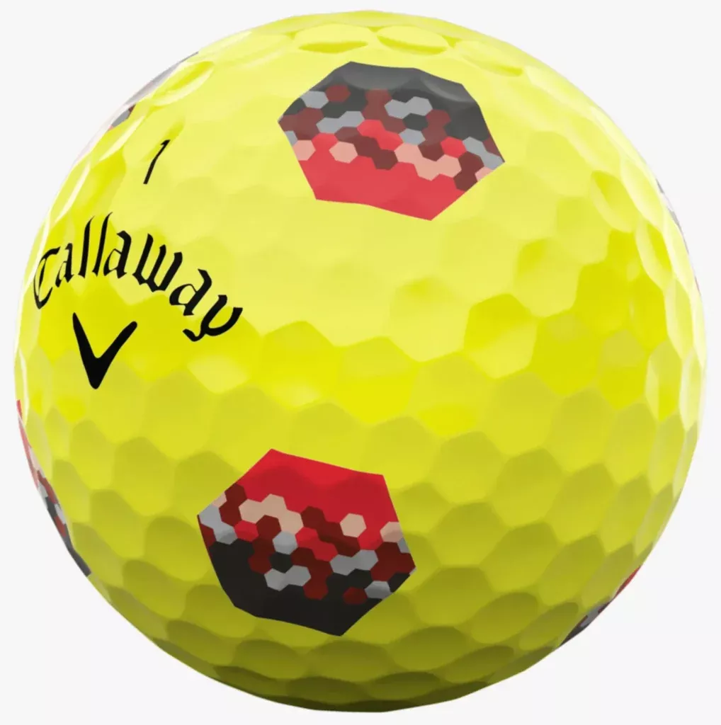 CALLAWAY CHROME SOFT TRUTRACK YELLOW
